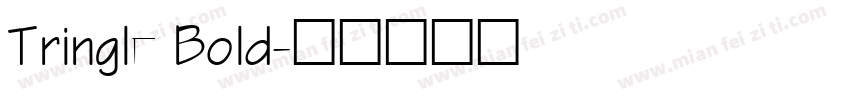 Tringle Bold字体转换